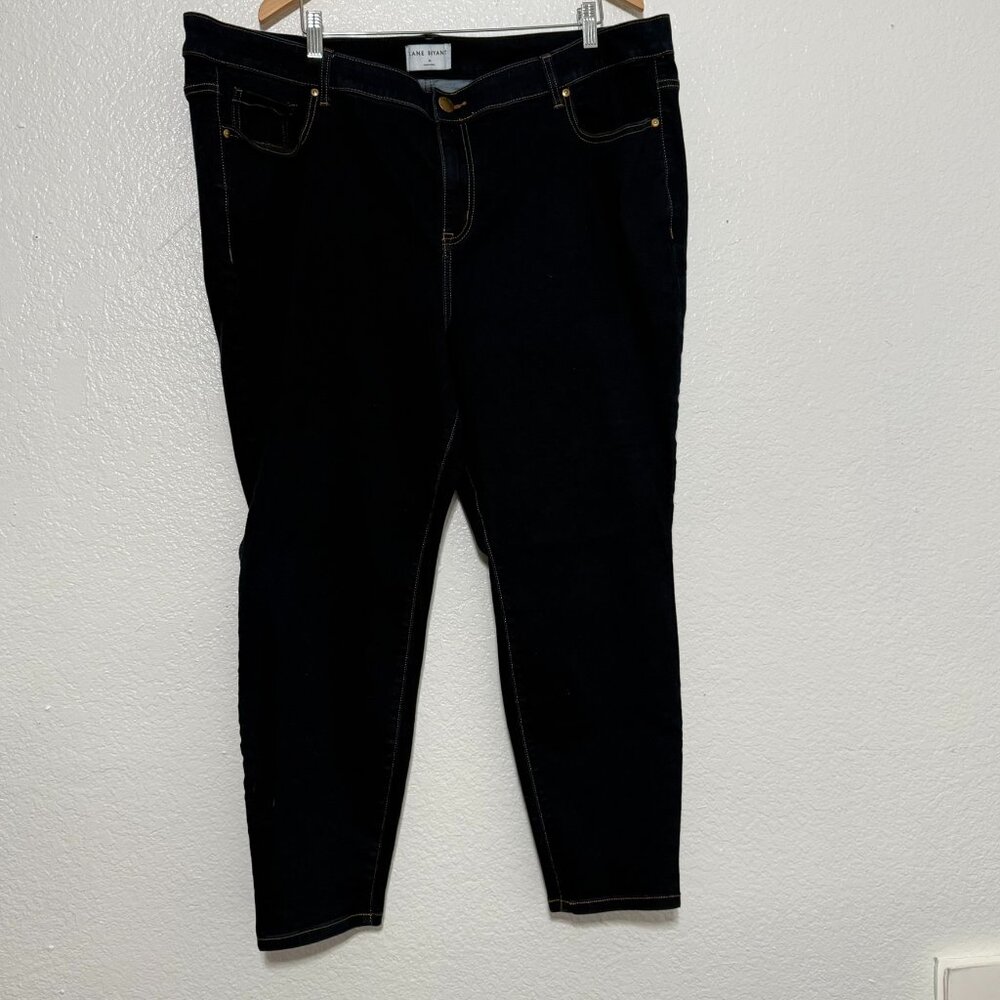 Women's Size 24 Lane Bryant Blue Jeans Mid-rise Skinny Flex Magic Waistband